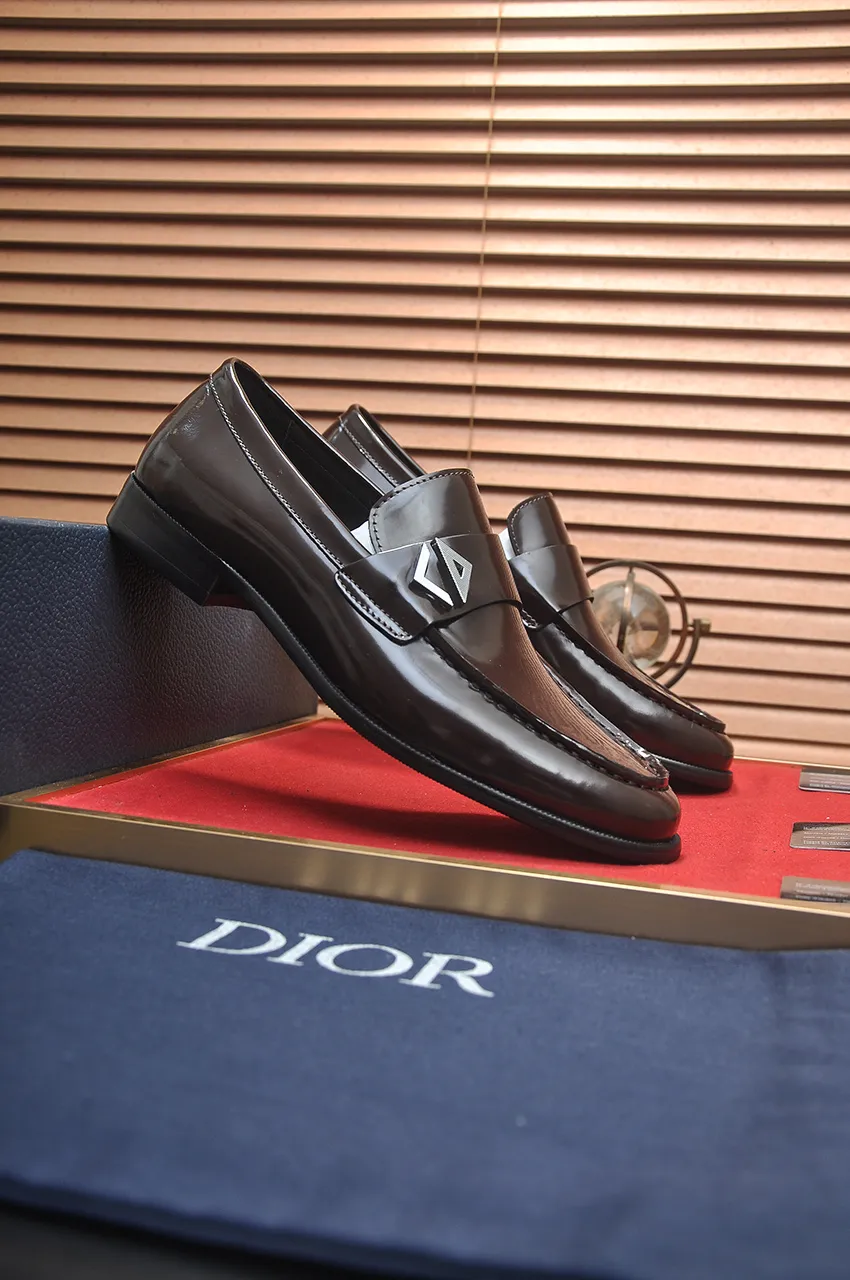 Men's shoes 💰580💶[Dior] (water-dyed cowhide lining) Dior original 1:1 high-quality factory, imported original materials, imported raw cowhide, water-dyed cowhide lining, original TPU outsole, code number: 39-44 (45 customized)